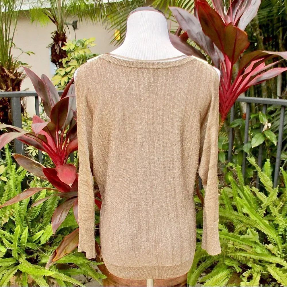 INC International Concepts Cold Shoulder Top - Picture 5 of 7